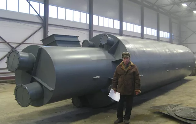 Циклон ЦН-15-2500 во взрывобезопасном исполнении левый (нестандартный)